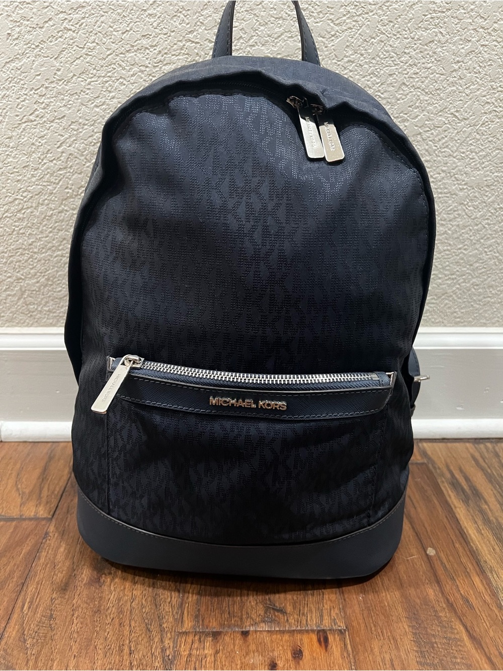 NWOT Brand New Michael Kors Navy Backpack